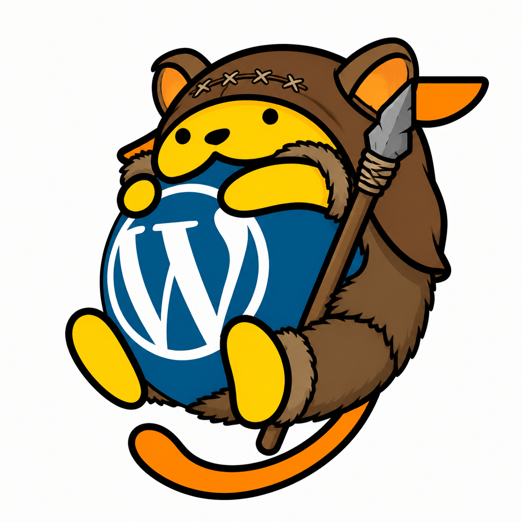 Wapuu: Wapuu dressed like an ewok