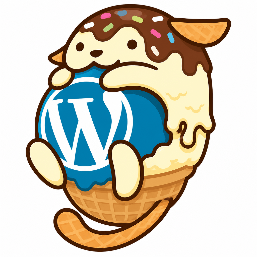Wapuu: Wapuu made with ice cream