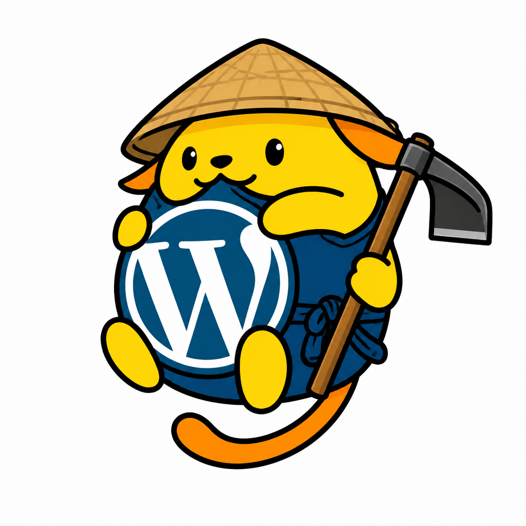 Wapuu: Wapuu pak tani pakai cangkul