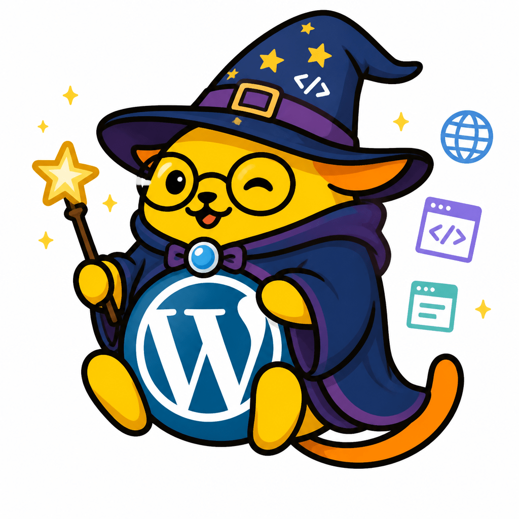 Wapuu: Lovable smart young friendly wizard that knows all web things and is very helpful.