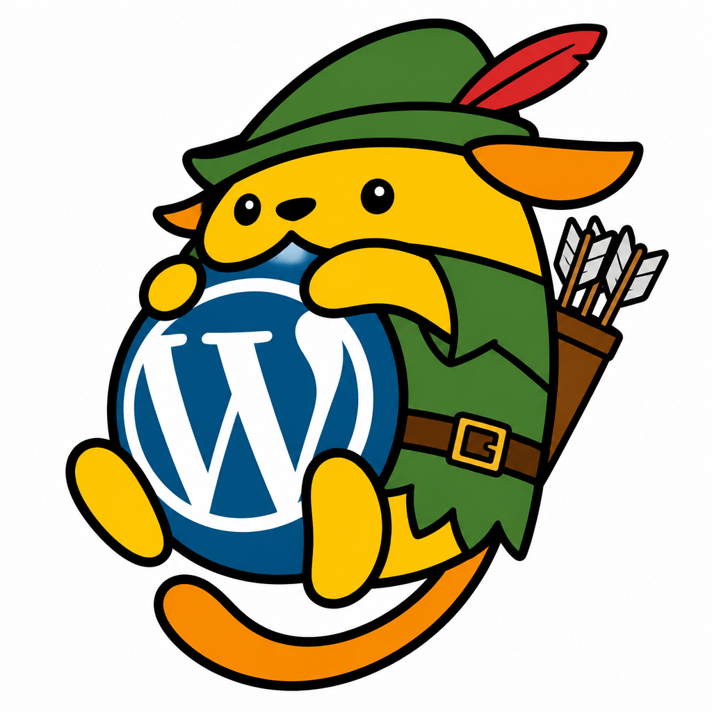Wapuu: A young Robin Hood