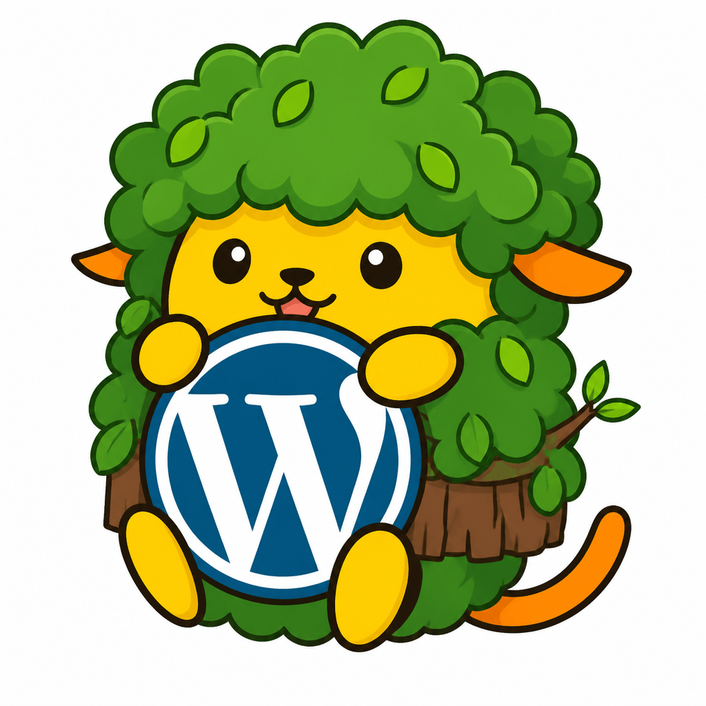 Wapuu: Créame un wappu disfrazado de árbol frondoso. No de navidad