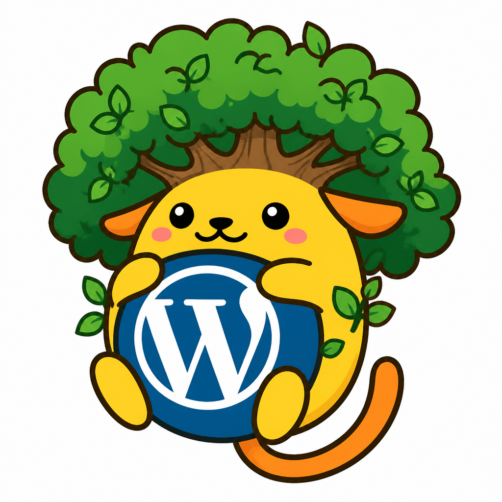 Wapuu: Créame un wapuu de árbol frondoso