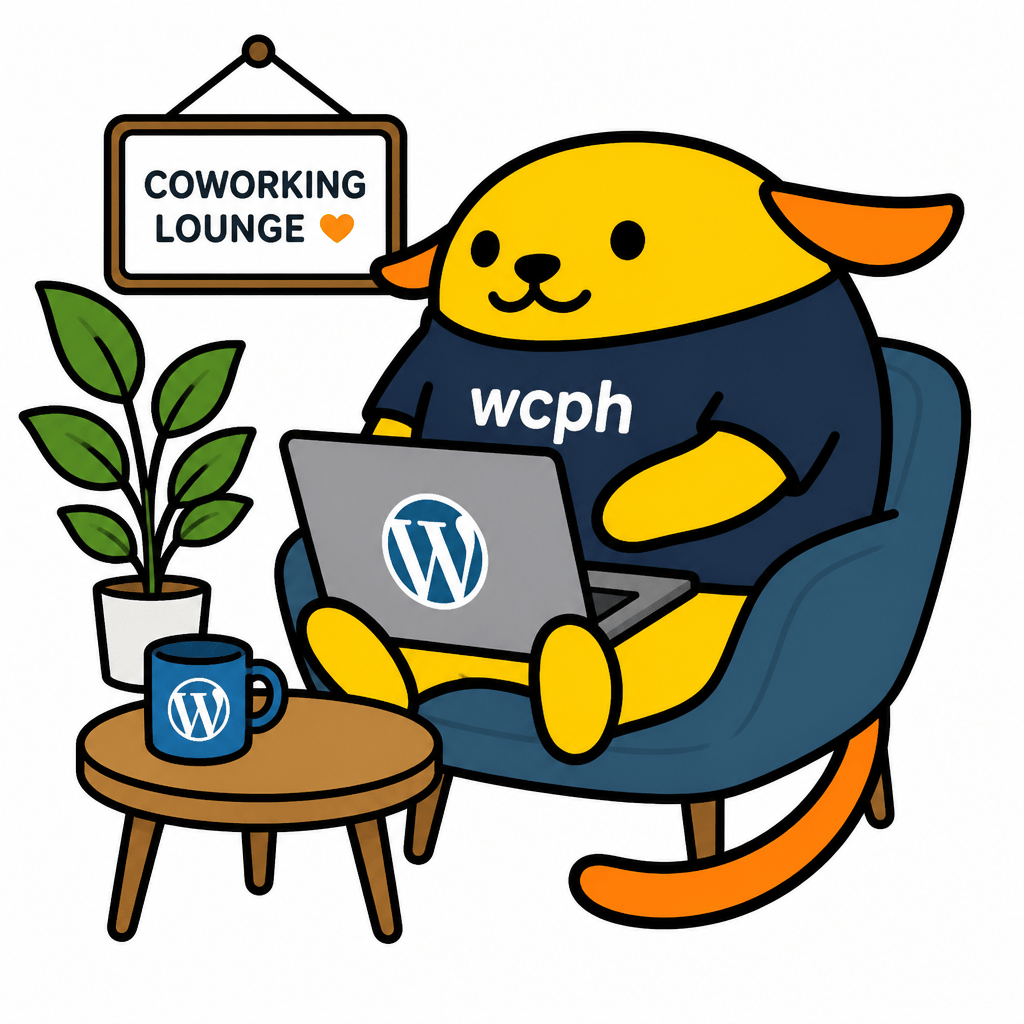 Wapuu: Coworking lounge wappuu with shirt wcph