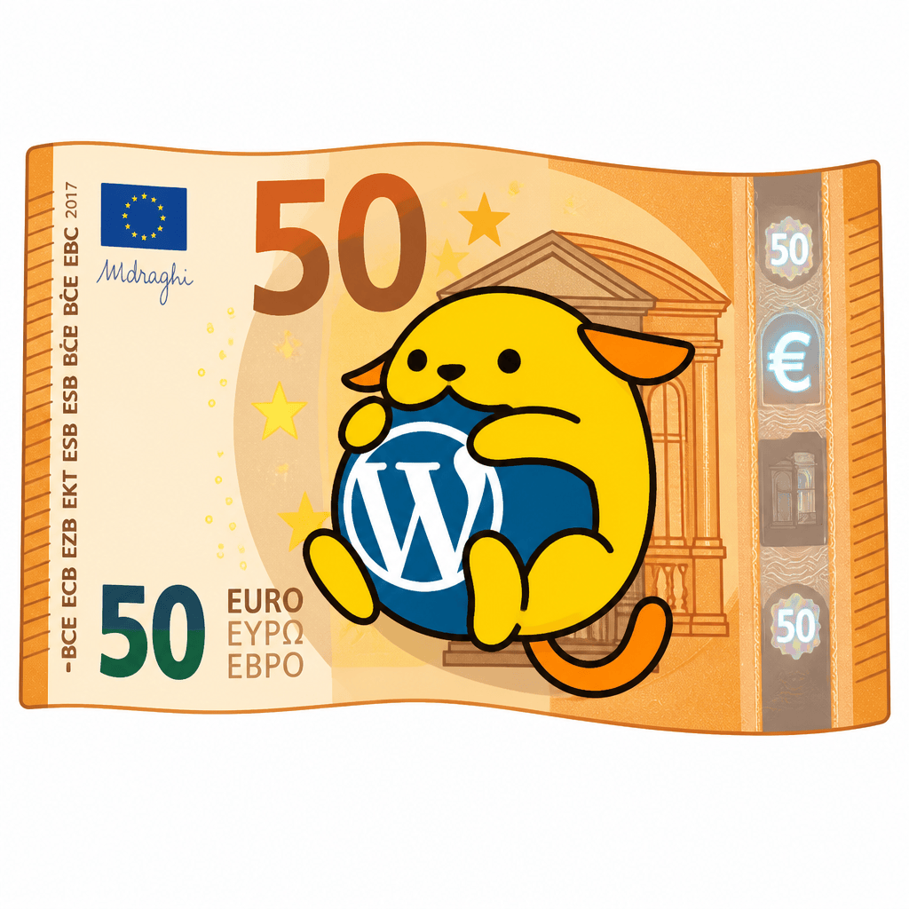 Wapuu: Wapuu is featured on the new 50 Euro (€) banknotes