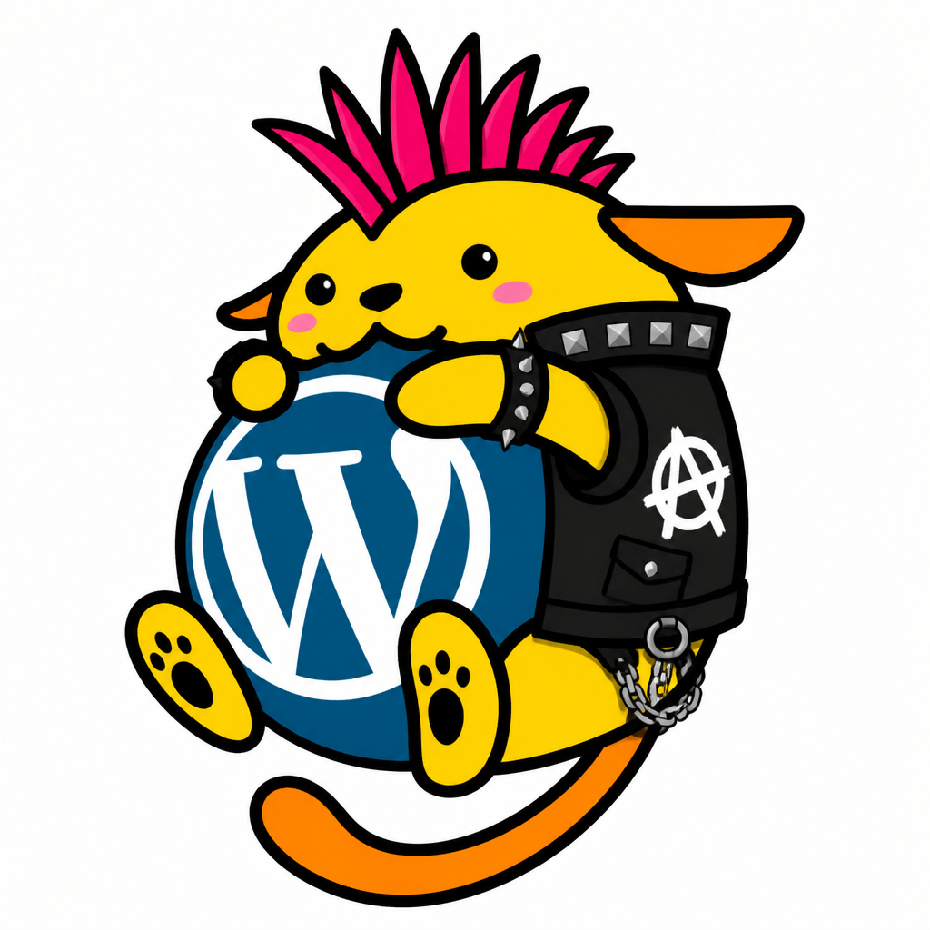 Wapuu: a punk rocker Wapuu