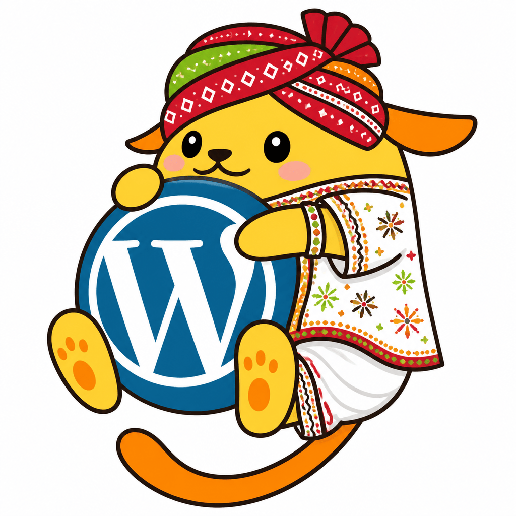 Wapuu: I want to create my wapuu using Gujarati traditional.