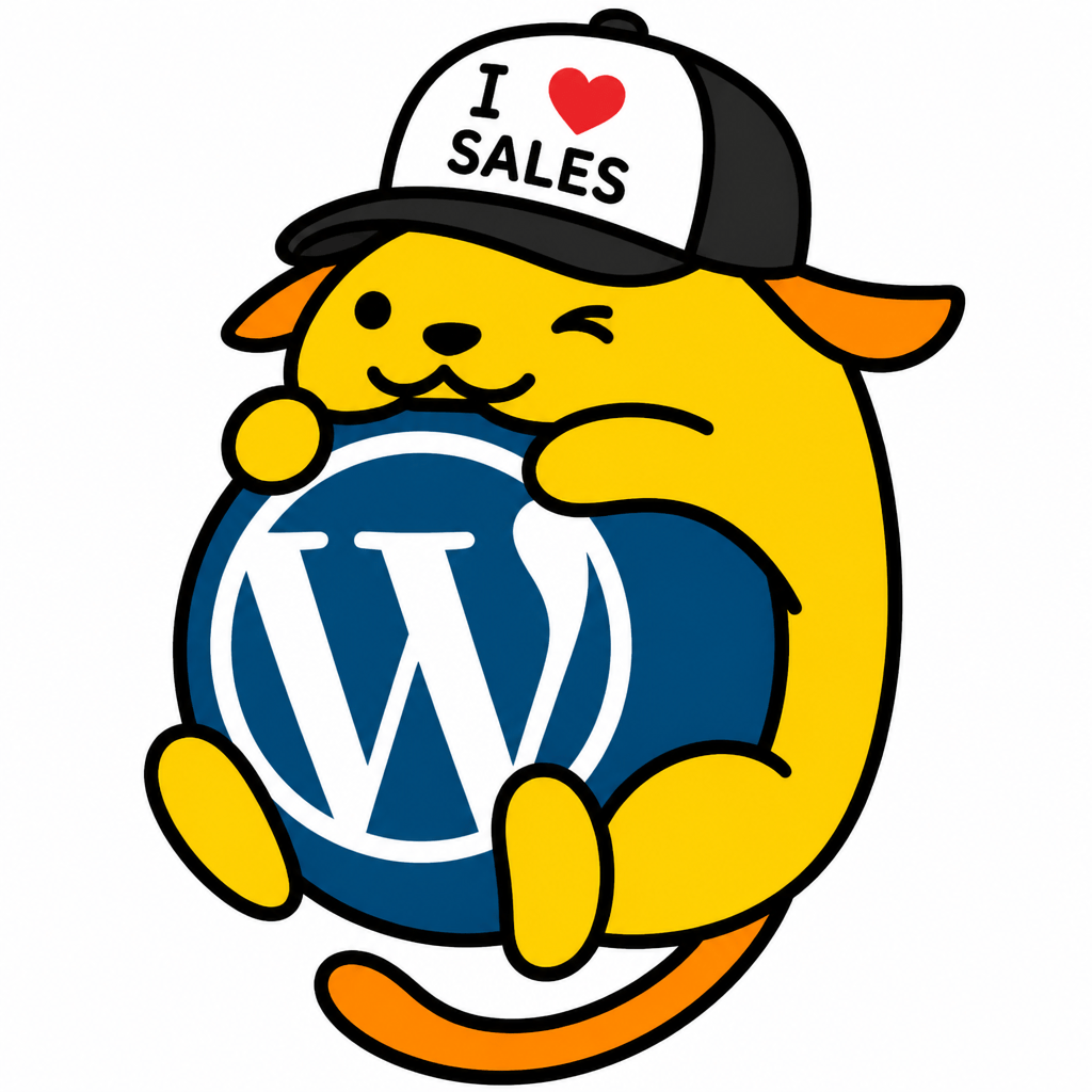 Wapuu: wapuu wearing an I heart sales hat
