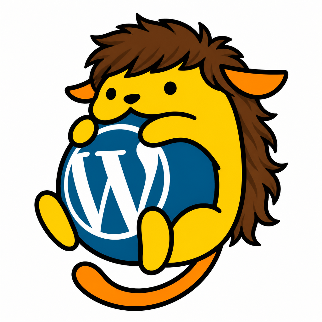 Wapuu: wapuu with a mullet